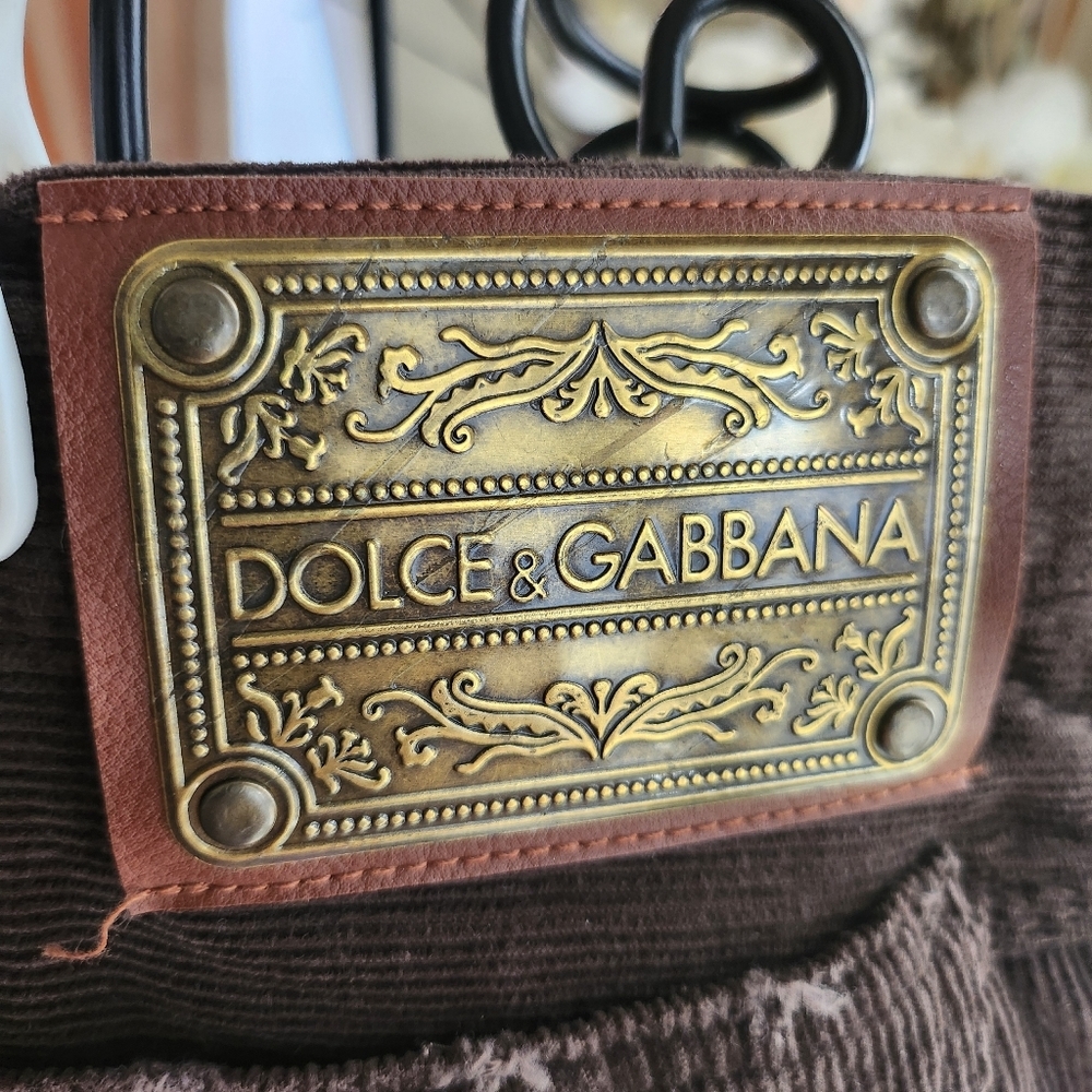 Dolce & Gabbana corduroy pants size 40 NEW - Picture 8 of 9